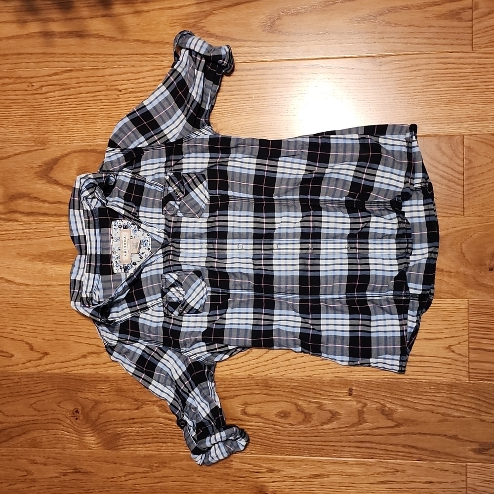 Blue Arizona Junior's Button Up - Medium